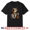 Antropomorphic Ragdoll Cat Wearing Medieval Play Lute Field Shirt