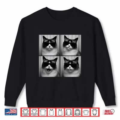 Sweatshirt Funny Ragdoll Cat Lover Cute Photo Booth Shirt