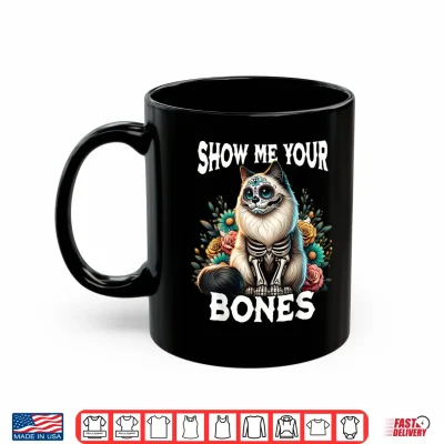 Mug Ragdoll Cat Dia De Los Muertos Ragdoll Halloween Ragdoll Shirt
