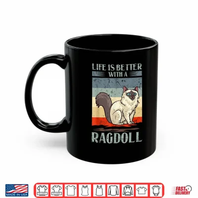 Mug Ragdoll Cat Gift Kitten Owner Lover Shirt