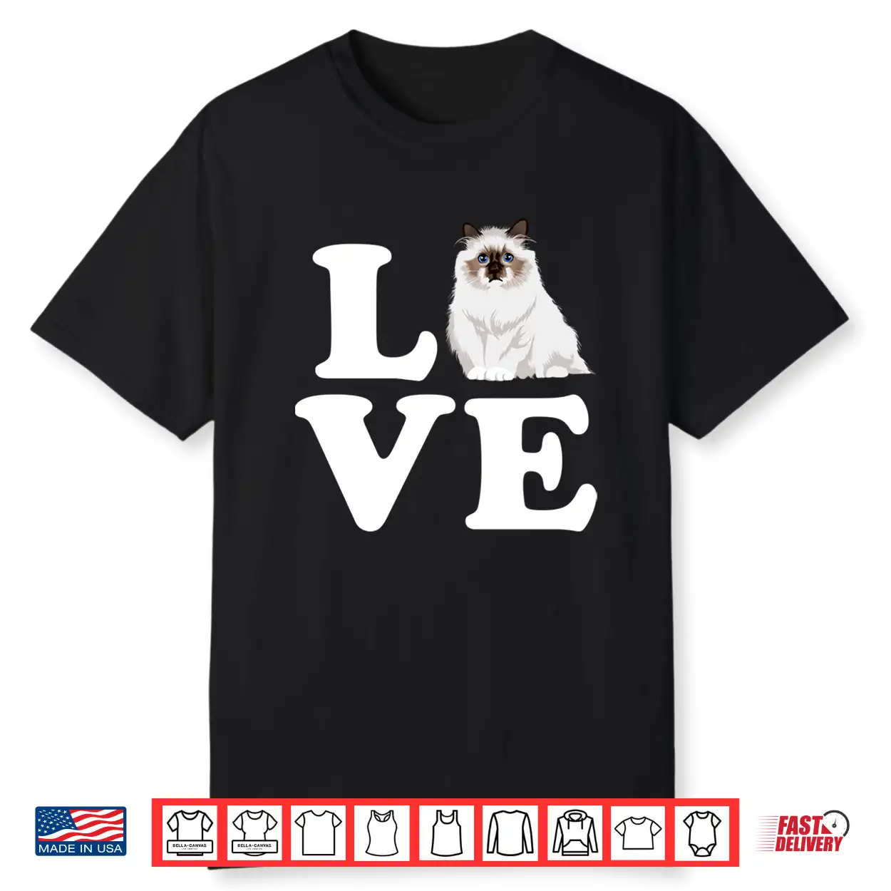 Ragdoll Cat Love Mom Funny Cat Lover Women Shirt
