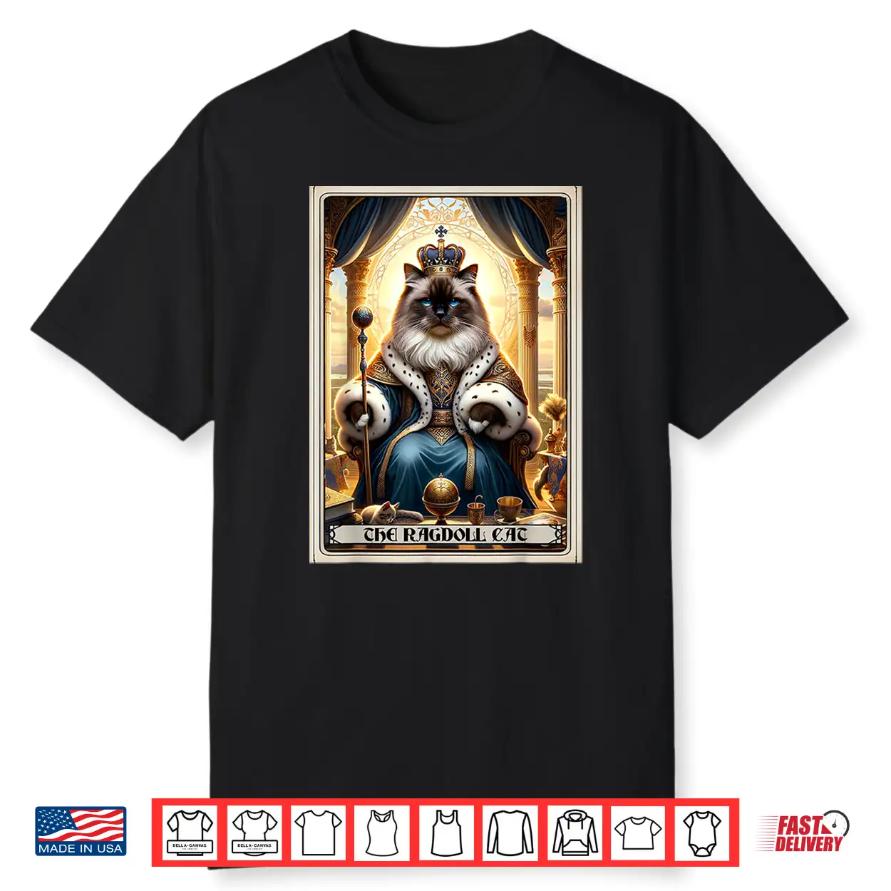 The Ragdoll Cat Tarot Card Cat Shirt
