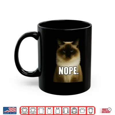 Mug Ugly Ragdoll Cat Meme Grumpy Face Mood Disgusted Shirt