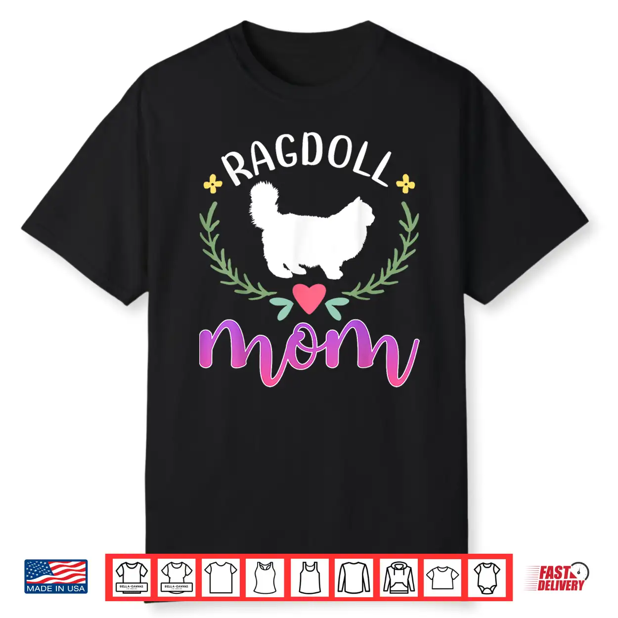 Cute Ragdoll Mom Ragdoll Cat Owner Shirt