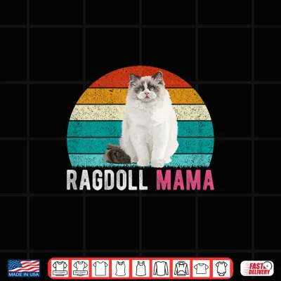Design Cat Ragdoll Mama Ragdoll Cat Shirt