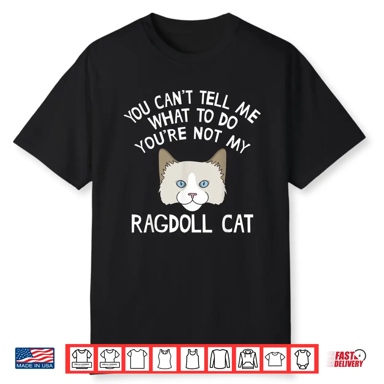 Ragdoll Cat Tees Funny Top Gifts For Ragdoll Cat Owners Shirt