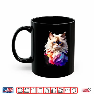 Mug Ragdoll Cat Watercolor Family Tee All Ages Cat Lovers Shirt