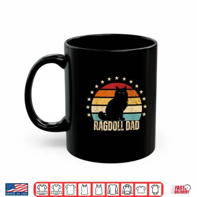 Mug Ragdoll Dad Funny Ragdoll Cat Lover Father Men Shirt