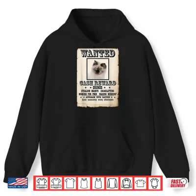 Hoodie Ragdoll kitten wanted poster Cat Shirt
