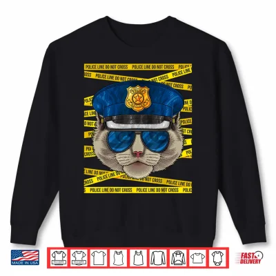 Sweatshirt Ragdoll Police Officer Policeman Funny Police Cat Shirt