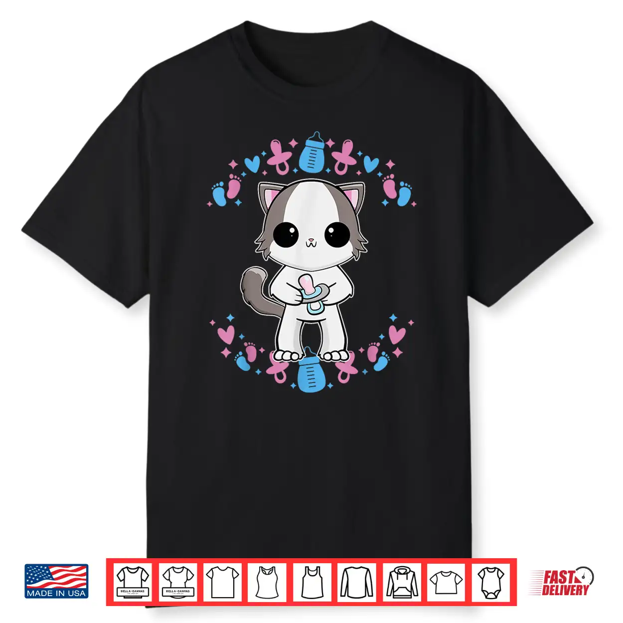Cute Ragdoll Cat Anime Kitten Soother Baby Shirt