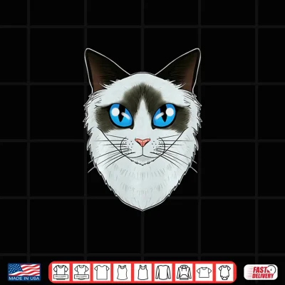 Design Cat Lover I Cat Face I Ragdoll Cat Shirt