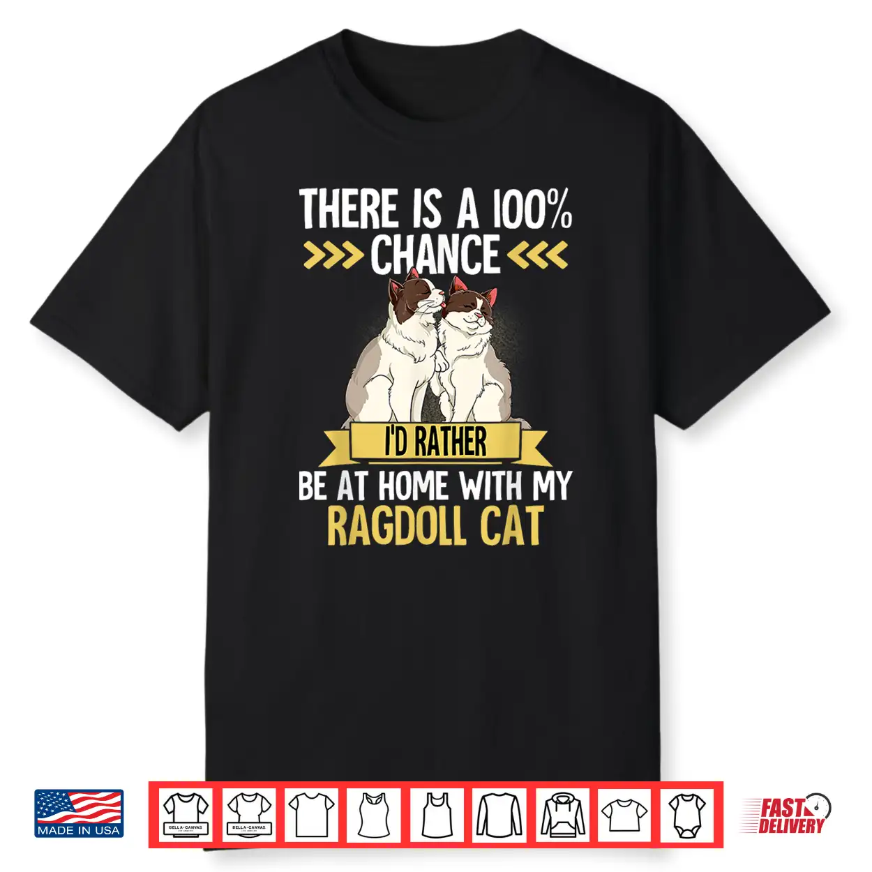 Ragdoll Cat Shirt For Men Women Girls Kids