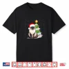 Ragdoll Cat With Christmas Tree And Santa Hat Holiday Design Shirt