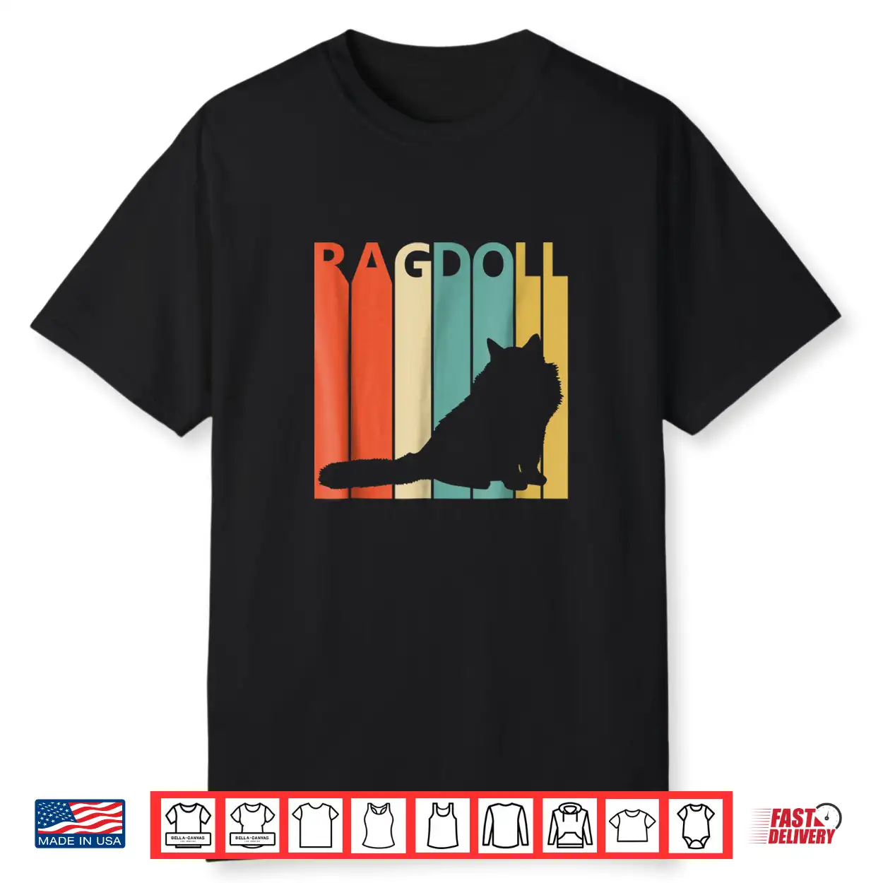 Vintage Ragdoll Cat Shirt Cat Owner Tshirt Gift