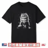 Cute Persian Cat Drawing Style Under Starry Sky Shirt