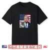 Funny President Donald Trump With A Persian Cat Usa Flag Shirt