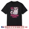 Girls Persian Cat Shirt