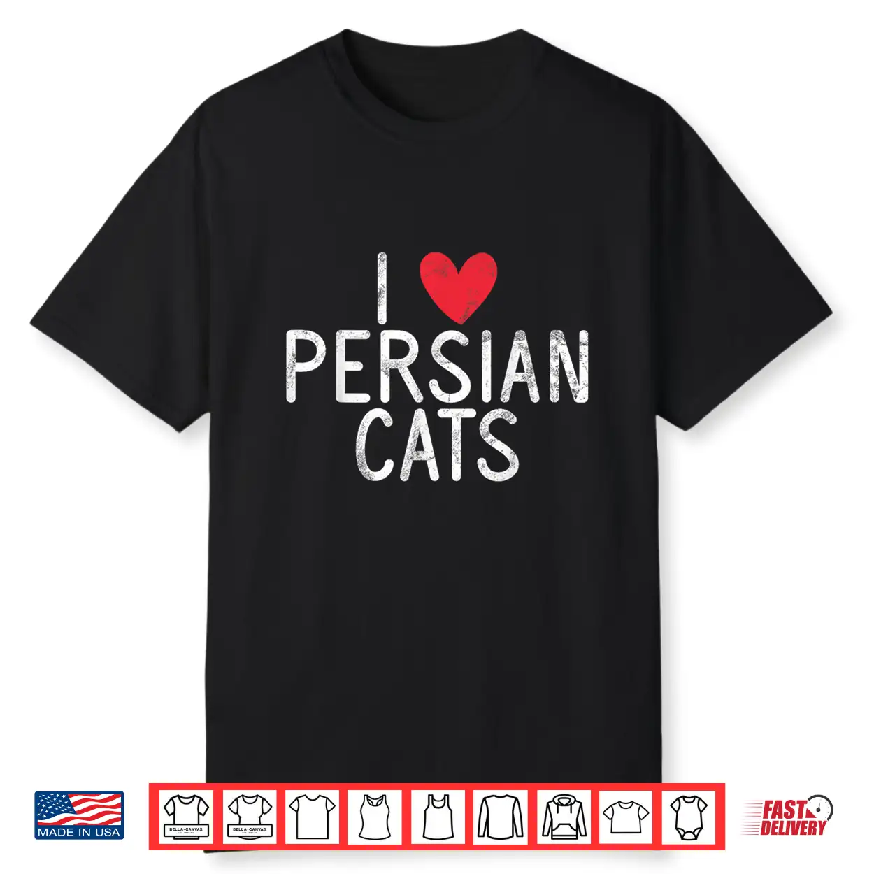 I Love Persian Cats Shirt
