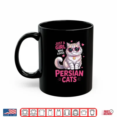 Mug Girls Persian Cat Shirt