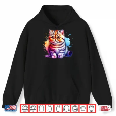 Hoodie Cat Exotic Shorthair Shirt