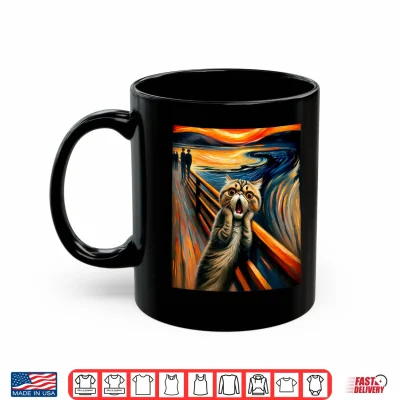 Mug Expressionist Artsy Artistic Exotic Shorthair Cat Shirt