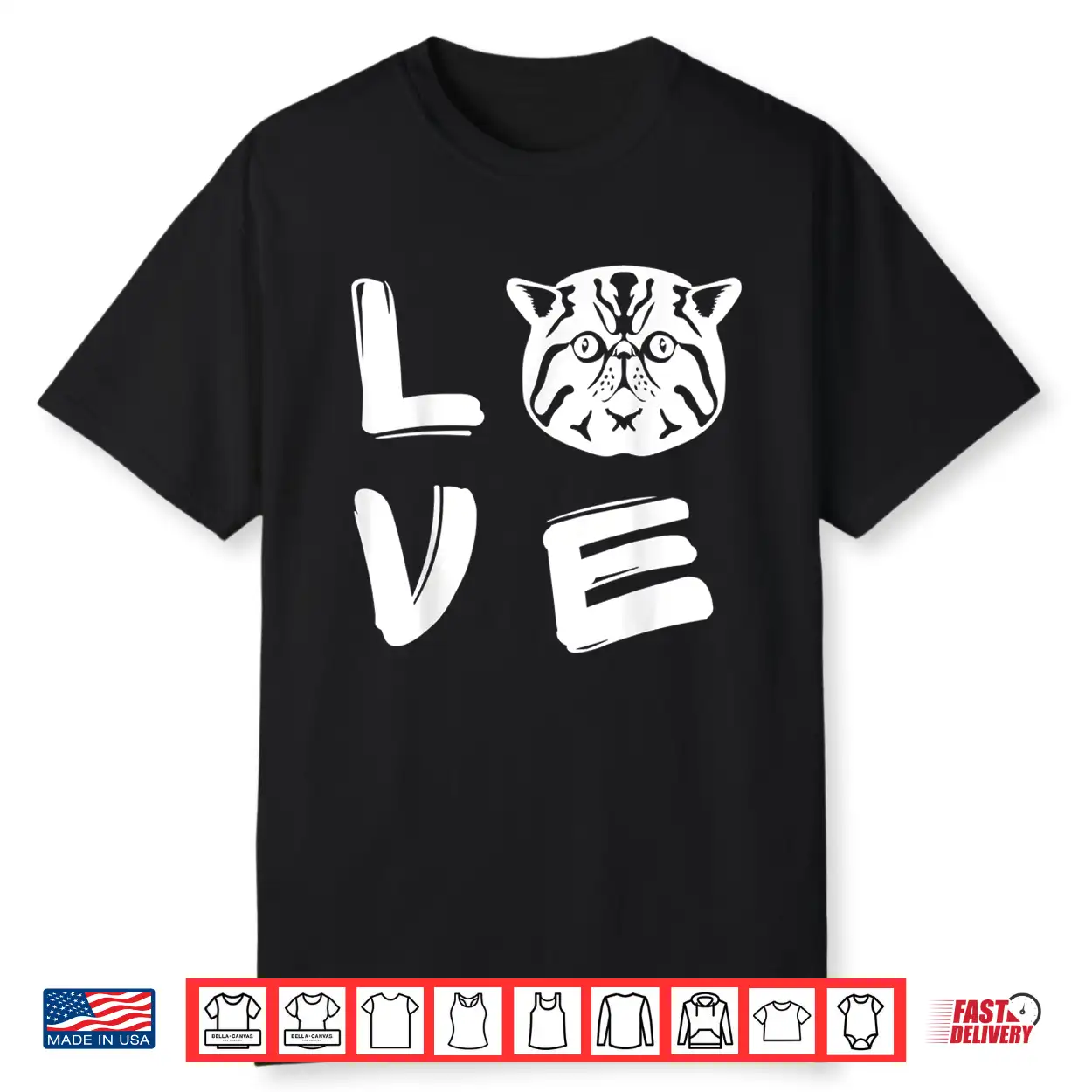 Love Exotic Shorthair Cat Shirt