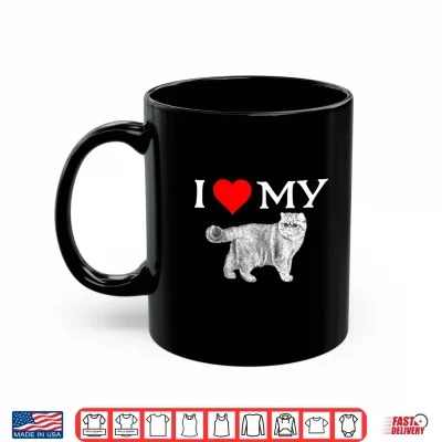 Mug I Love My Exotic Shorthair Cat Shirt Great Gift