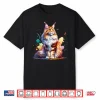 Cat Maine Coon Professional Minimalist Modern Graphic Identity Shirt
