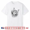 Cute Maine Coon Cat Peeking Professional Graphic Shirt