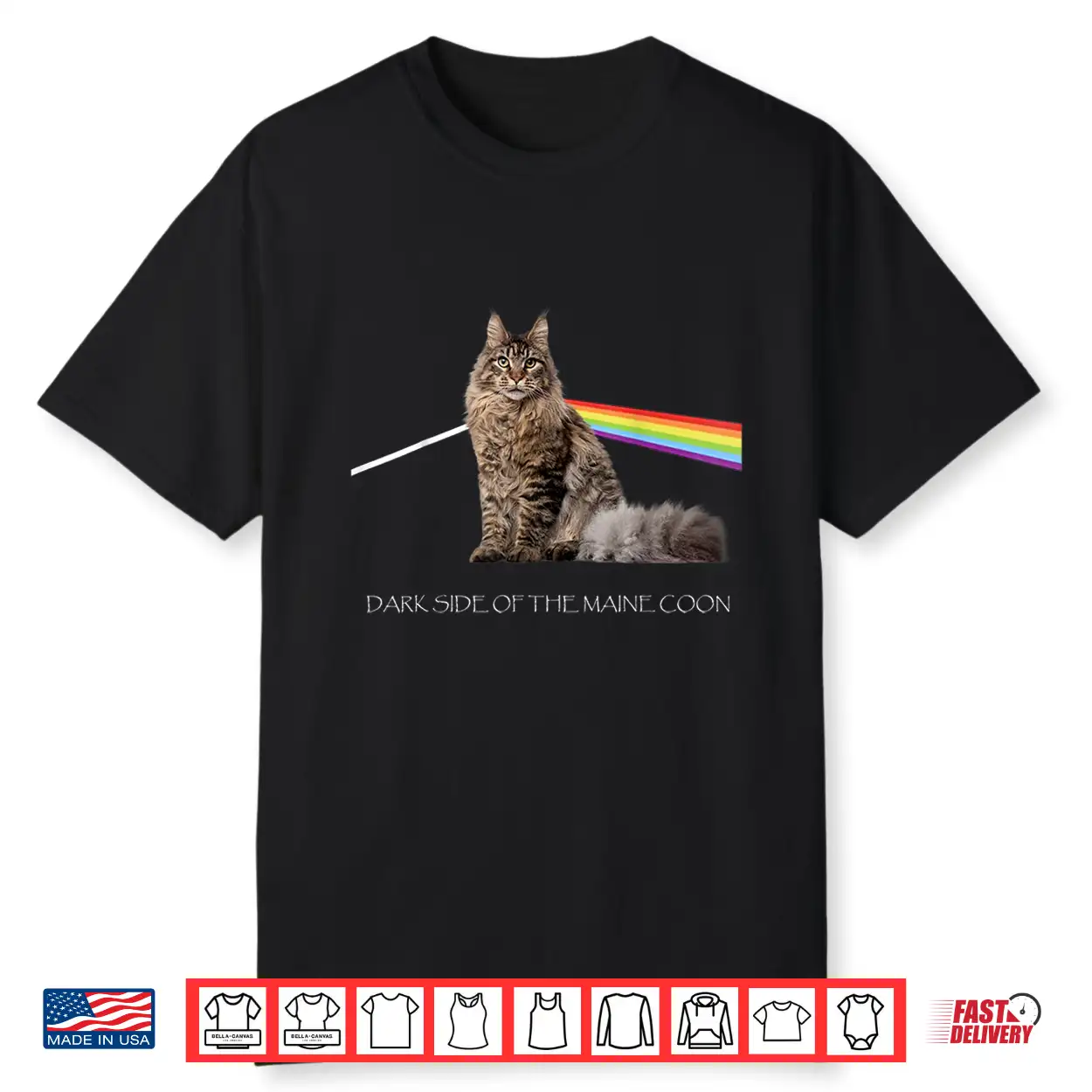 Dark Side Of The Maine Coon Cat Lover Shirt