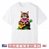 Hawaiian Maine Coon Cat Pineapple Ukulele Summer Vacation Shirt