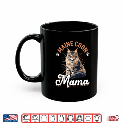 Mug Maine Coon Cat Breed Pet Maine Coon Mama Shirt