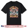 Maine Coon Cat Mama Floral Vintage Sixties Seventies Sunglasses Shirt