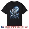 Majestic Maine Coon Cat Under Full Moon Night Sky Shirt