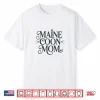 Minimalist Maine Coon Cat Mom Design For Cat Enthusiasts Shirt
