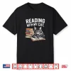 Realistic Maine Coon Cat Reading Companion Shirt