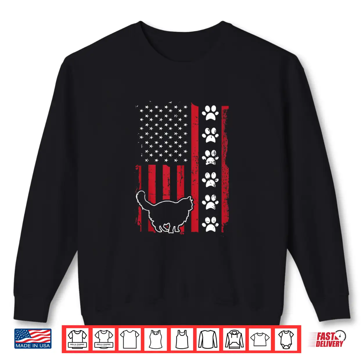 American Flag Maine Coon Cat Pet Owner Gift Cute Paw Print Shirt American Flag Maine Coon Cat Pet Owner Gift Cute Paw Print Shirt