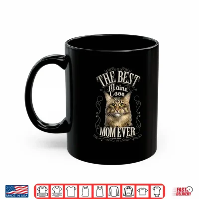Mug Best Maine Coon Mom Ever Cat Lover Women Gifts Vintage Shirt 1