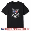 Funny Proud Maine Coon American Flag Cat Shirt Shirt Tee