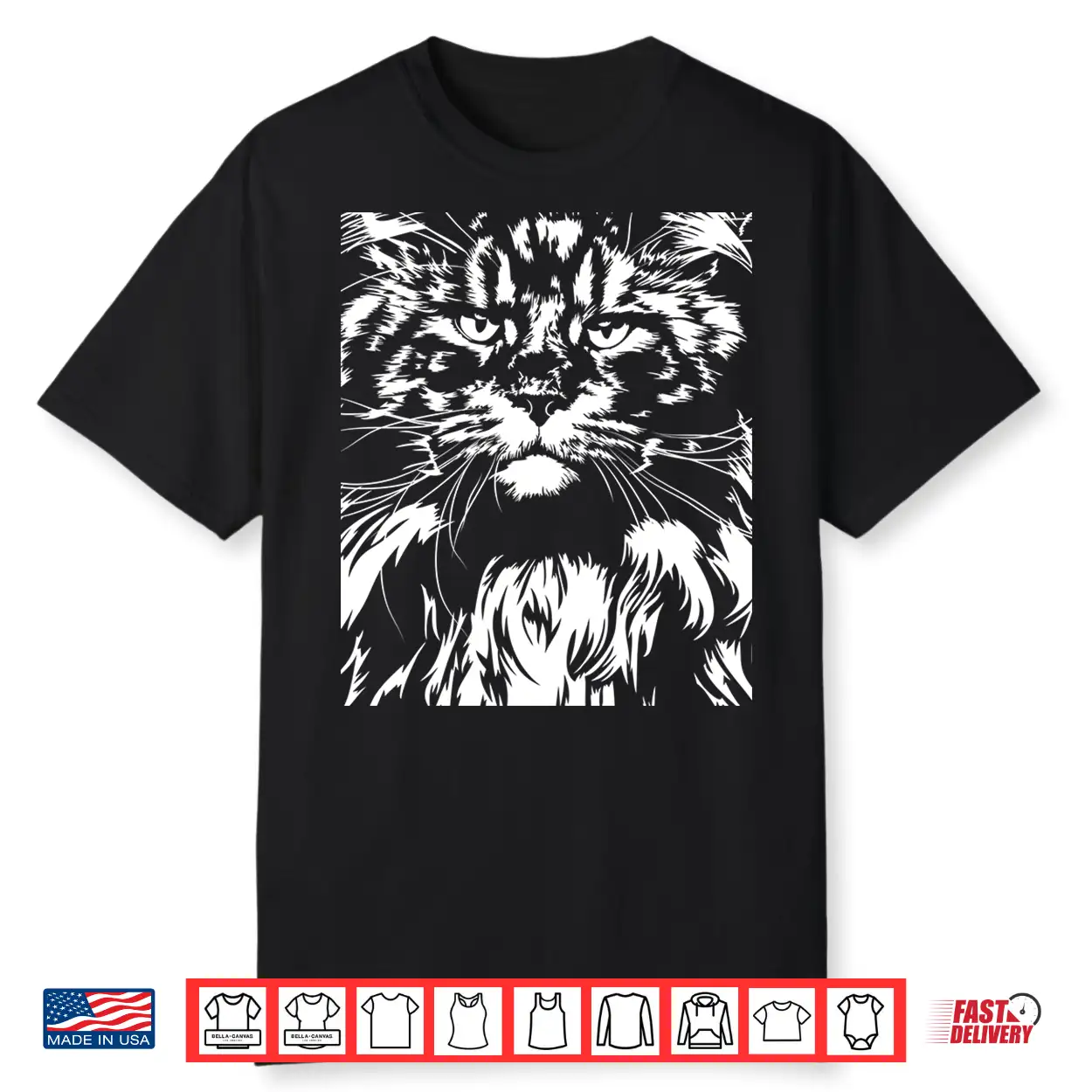 Funny Proud Maine Coon Big Cat Shirt Gift