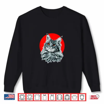 Sweatshirt Handsome Maine Coon Cat Shirt