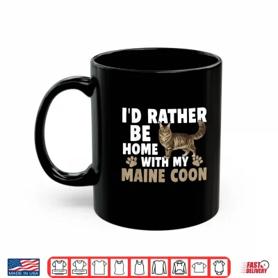 Mug Home with My Maine Coon Cat Owner Maine Coon Lover Shirt 1
