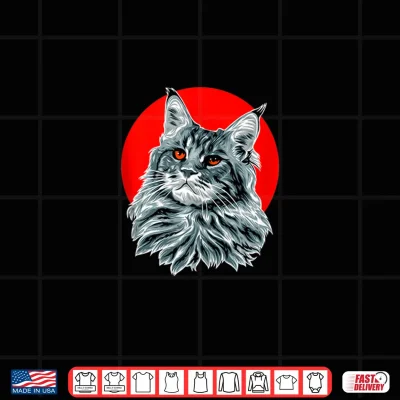 Design Handsome Maine Coon Cat Shirt 1