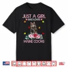 Maine Coon Cat Lover Gift Just A Girl Who Loves Maine Coons Shirt