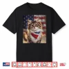 Maine Coon Cat American Flag Independence Day 4Th Of July Shirt