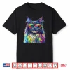 Maine Coon Cat Lover Wearing Pop Art Funny Maine Coon Cat Shirt