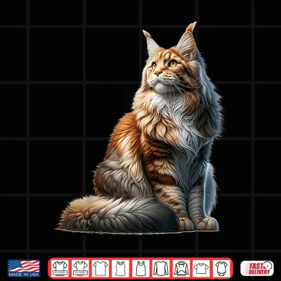 Design Maine Coon Design Maine Coon Cat Shirt 1