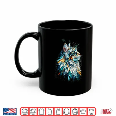 Mug Polygon Art Maine Coon Cat Maine Coons Shirt