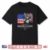 Proud Maine Coon Mom American Flag Patriotic Cat Gift Shirt